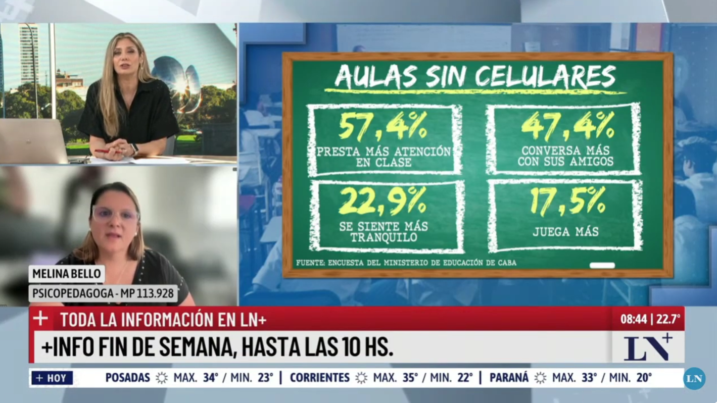 Regulación de celulares en el aula